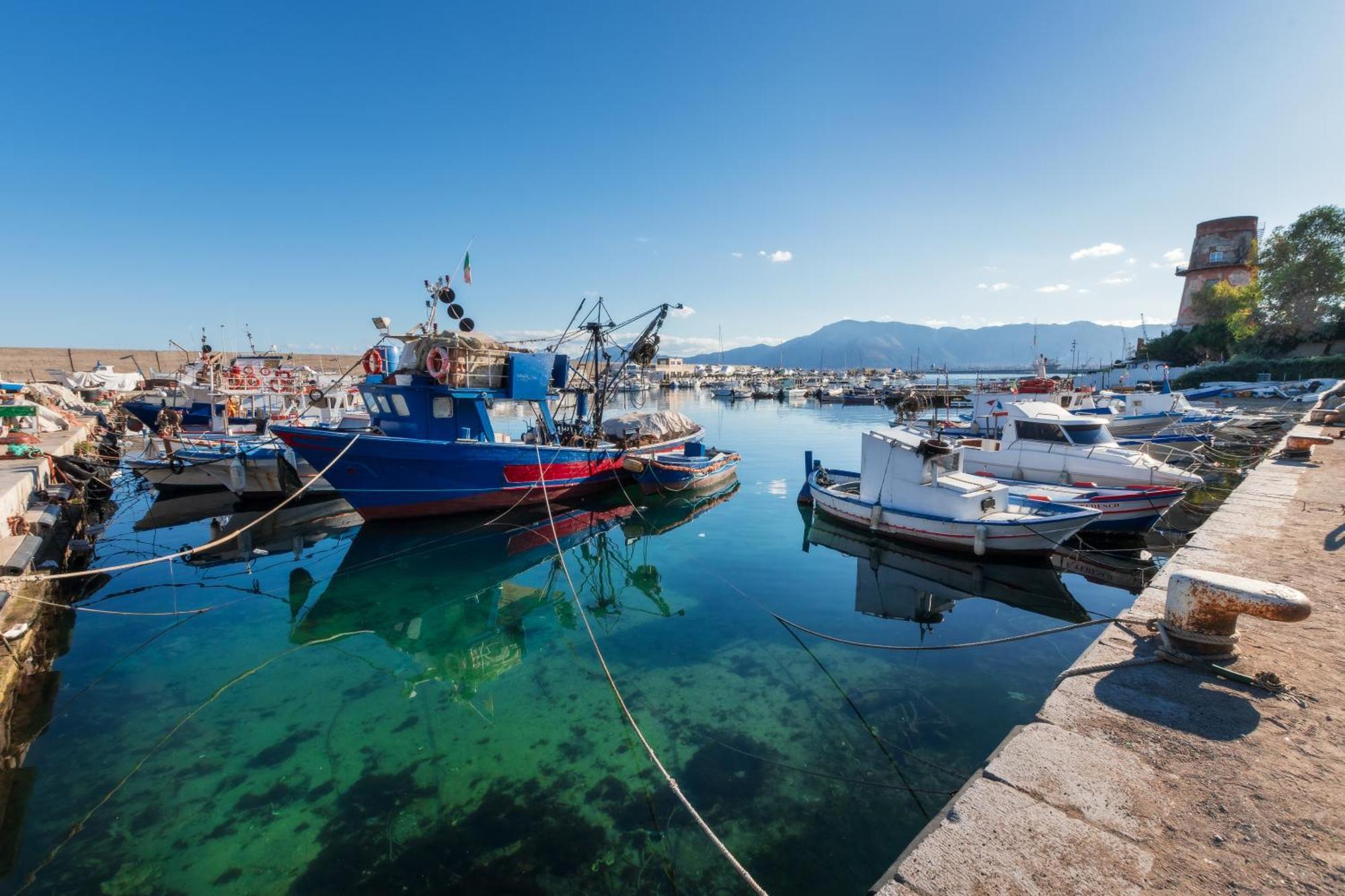 Casa De Paoli - Vista Mare Arenella, Palermo Con Parcheggio Privato Apartment ภายนอก รูปภาพ