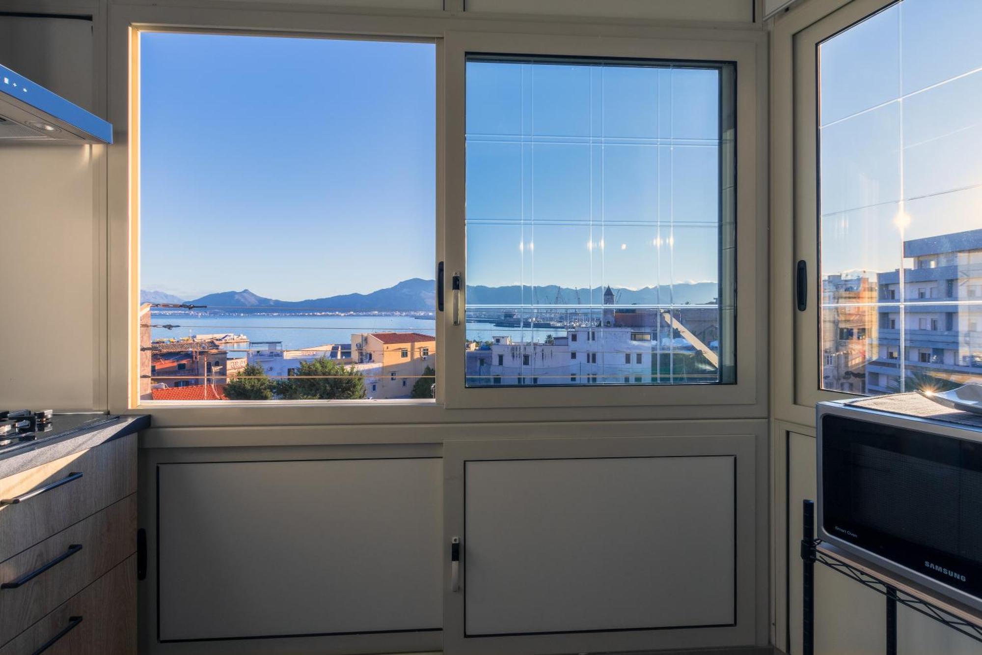 Casa De Paoli - Vista Mare Arenella, Palermo Con Parcheggio Privato Apartment ภายนอก รูปภาพ